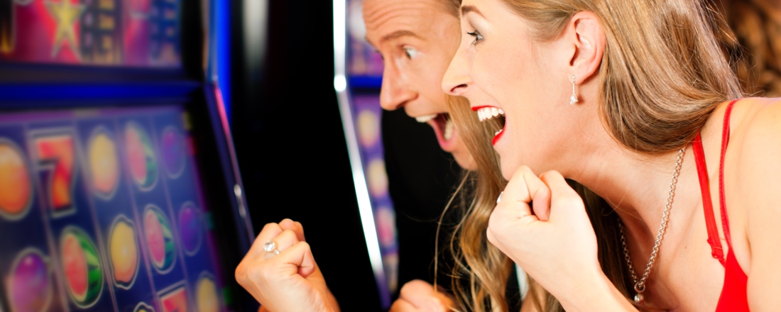 the couple is excited with casino bonuses and promotions