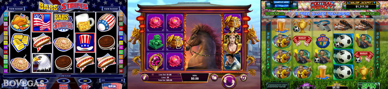 Slot different themes of slots 