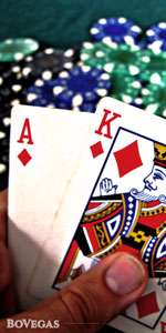 Blackjack Game in Casino 