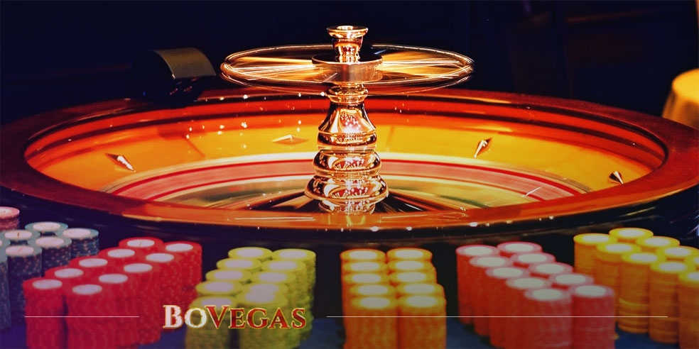 Roulette Table with Stacks full of chips