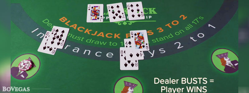 Gambling Table with blackjack