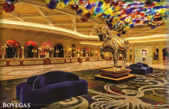 Las Vegas Bellagio Casino inside 