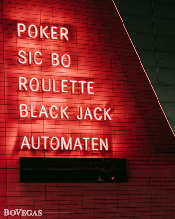 Gambling Game neon light