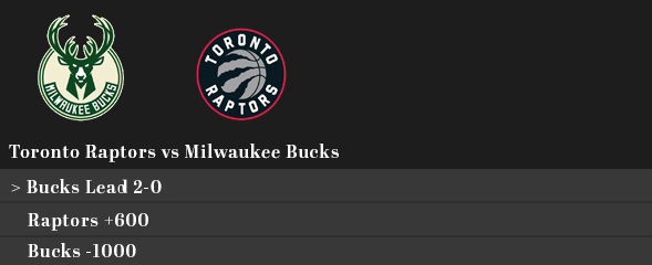 American Odds Raptors-vs-Milwaukee