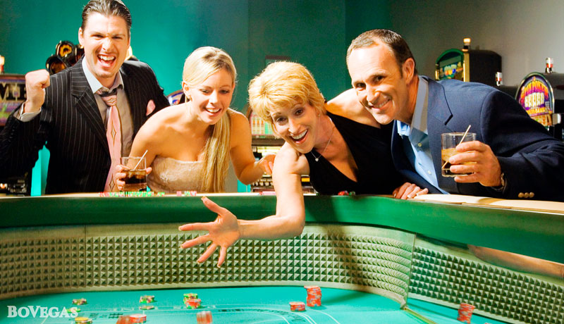 Craps Players in Casino